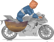 Motorrad Simulation